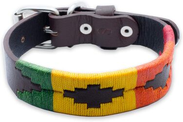 Шкіряний нашийник для собак Gaucho Goods, розмір L, Woodstock