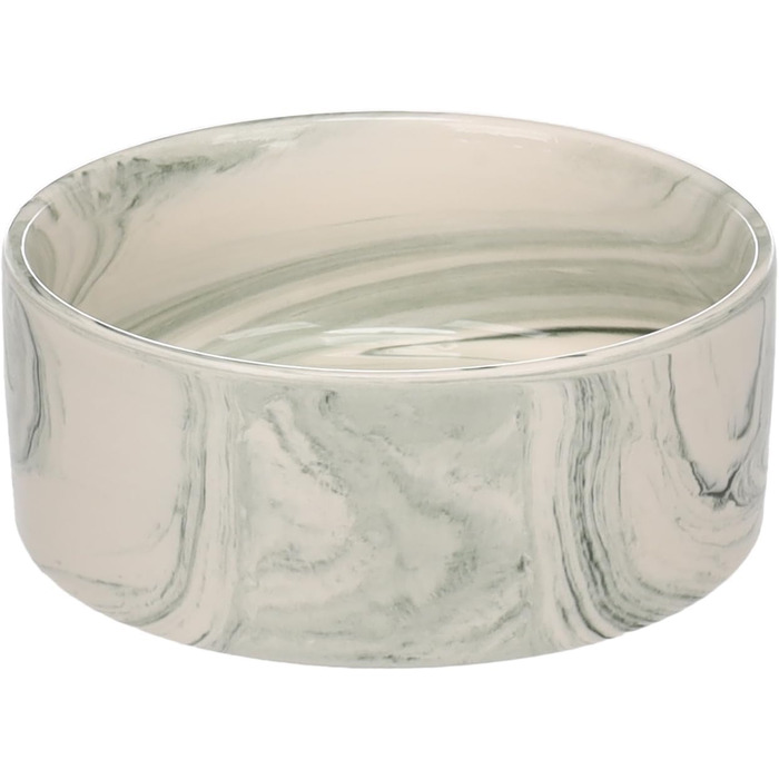 Миска для собак Flamingo Keramik, зелена, 1.2л, велика, миска для собак, велика, для великих собак, миска для собак, зелена, миється в посудомийній машині