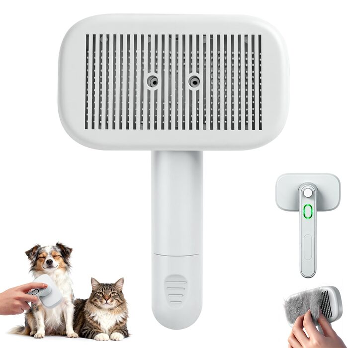 Іонна щітка для тварин Pet Ion Brush - професійна самоочисна щітка для собак та котів, м'яке розчісування, гладке волосся, зменшення статичної електрики
