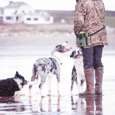 Сумка для ласощів для собак Hanwell з дозатором для прибирального інвентарю, водонепроникна, сіра