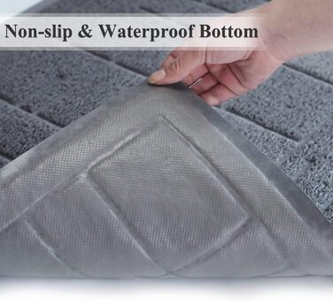 Килимок для котячого туалету VIVAGLORY, 90x60 см, сірий - миється, для збору наповнювача