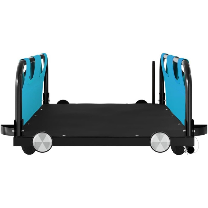 Дитячий причіп-транспортер для собак, блакитний, з оксфордської тканини та металу. Легко монтується.