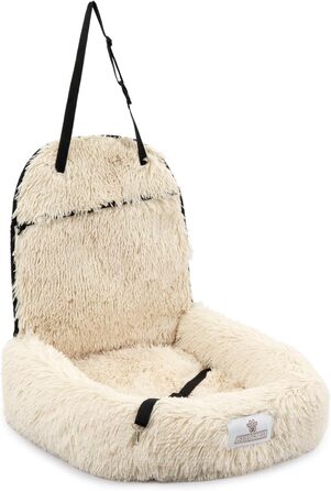 Ортопедичний автокрісло для собак Pfoten&Nasen® 2 в 1 (50x79x33 см, бежевий) для великих, середніх та маленьких собак