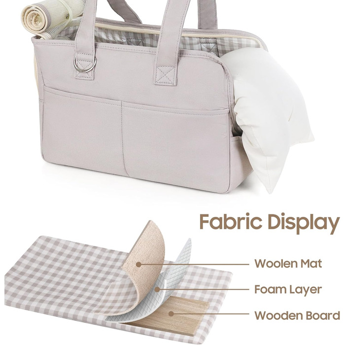 Переноска для тварин, переноска для котів та цуценят, м'яка, складана, сіра, до 6.8 кг