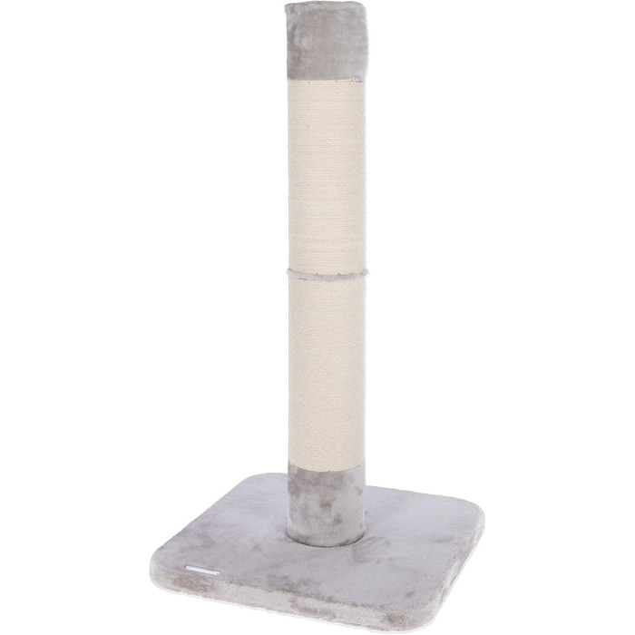 Дряпка для котів Kerbl Opal з джуту, сіра, 56x56x119 см