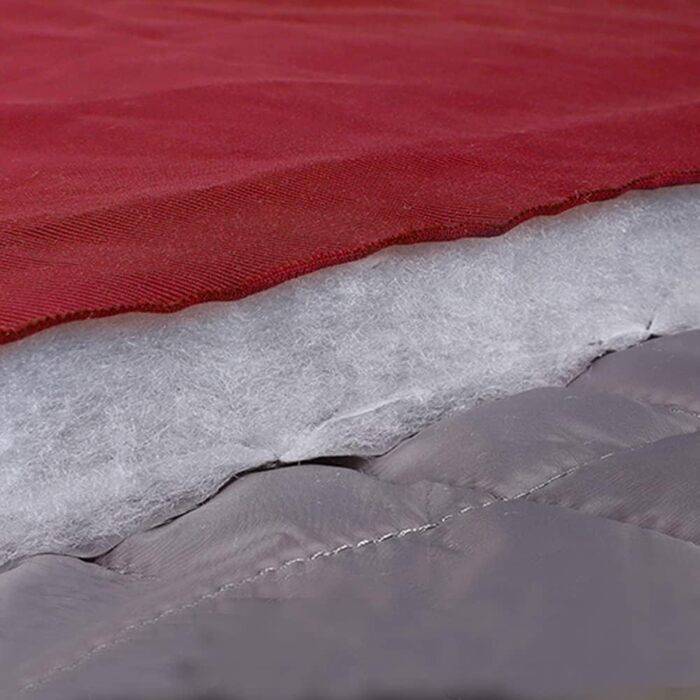 Водонепроникна тепла жилетка для собак великих та середніх порід, тепла жилетка для собак, жилетка для собак з отвором для шлейки, тепла зимова жилетка для собак (Червоний, 6XL)