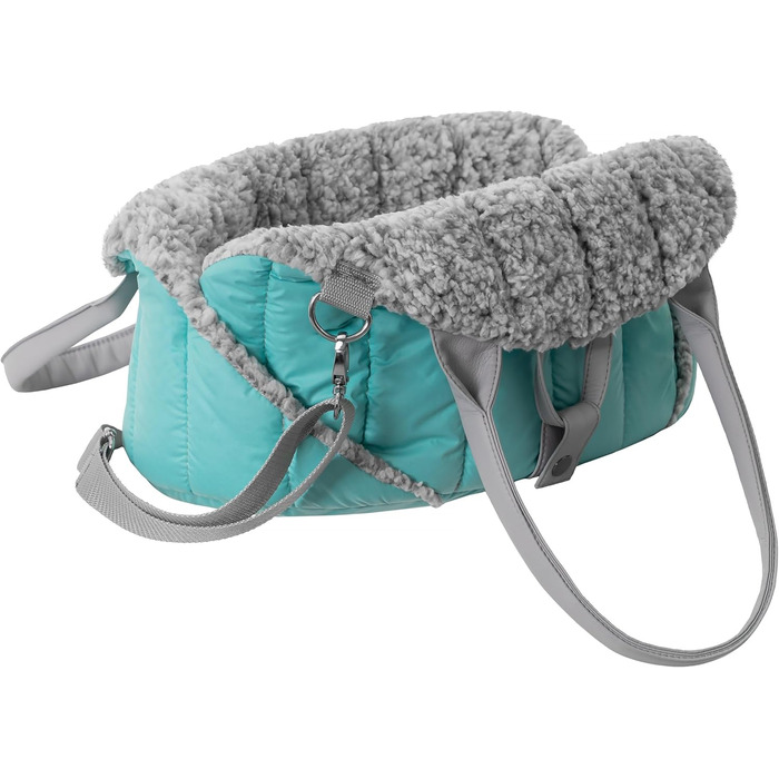 Сумка-переноска для собак та котів Vertellbar, туркуаз, 47x29x32 см. Ідеально для подорожей та кемпінгу