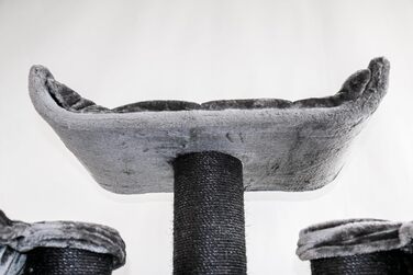 Дряпальня для котів Petrebels Maine Coon XXL, 210 см, з сизалю, чорного кольору