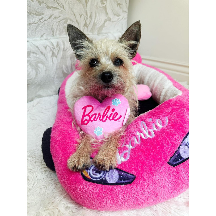 Ліжко для домашніх тварин Barbie у вигляді плюшевого авто