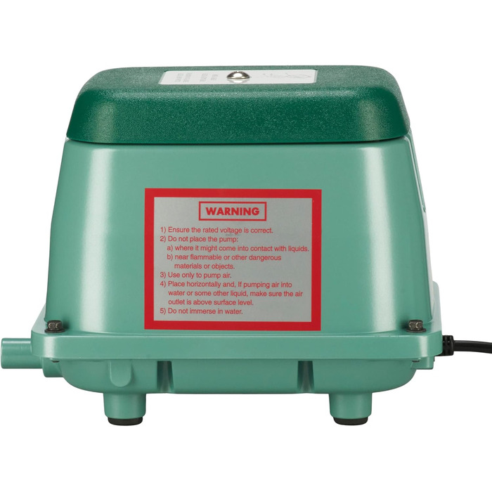 Компресор HiBlow HP-60, 60 л/хв, 18 мм, 51 Вт, для аерації ставків