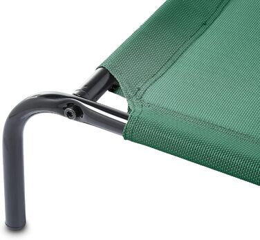 Крісло-лежанка для собак Amazon Basics, зелене, розмір M, 110 x 65 x 19 см