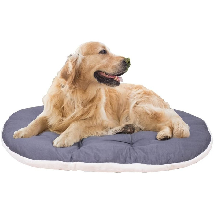 Крісло-лежанка для собак FERPLAST XL, бежеве, 100 x 63 см - миється, м'яке, для будки, машини