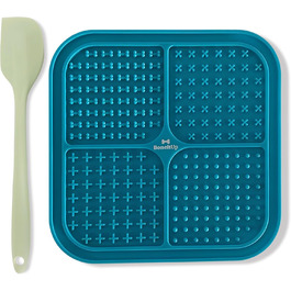 Лежак-іграшка для собак та котів BoneItUp - Slow Feeder, BPA-Free, для здорового травлення та чищення зубів, блакитний