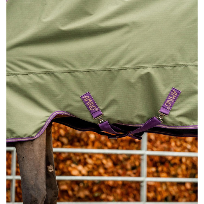 Кінська попона Horseware Amigo Hero Ripstop Plus, легка, 0 г, розмір 66, колір Bramble/Winterberry & Taupe