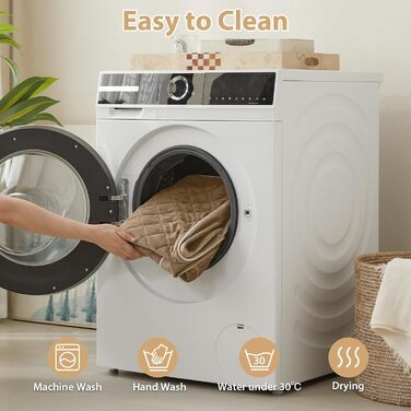 Ортопедичне собаче ліжко WNPETHOME XL, водонепроникне, велике, знімний та пральний чохол, антиковзаюча підкладка, Eierkisten-піна, 104x69x10 см (Колір: Коричневий)