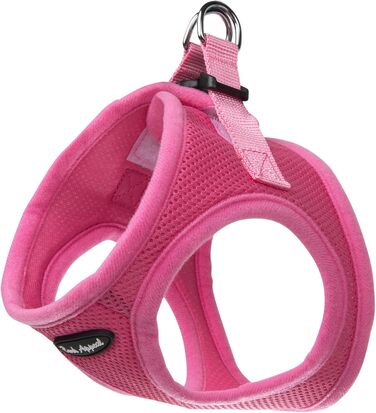 Шлея для собак Bark Appeal Mesh, XS, рожева, дихаюча