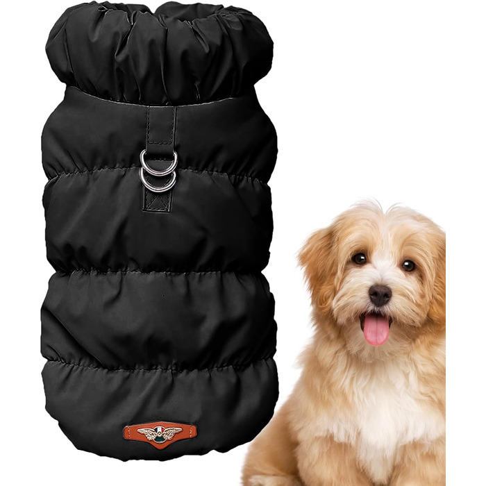 Пуловер для собак з бавовни - тепла куртка для собак на зиму | Пуловер, куртка для холодної погоди | Вітронепроникний зимовий одяг для цуценят маленьких, середніх та великих порід