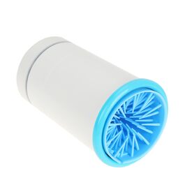 Електрична мийка для лап домашніх тварин UKCOCO з USB-зарядкою та ротаційним набором для миття кігтів. Гнучкий силіконовий посудина для ефективного очищення.