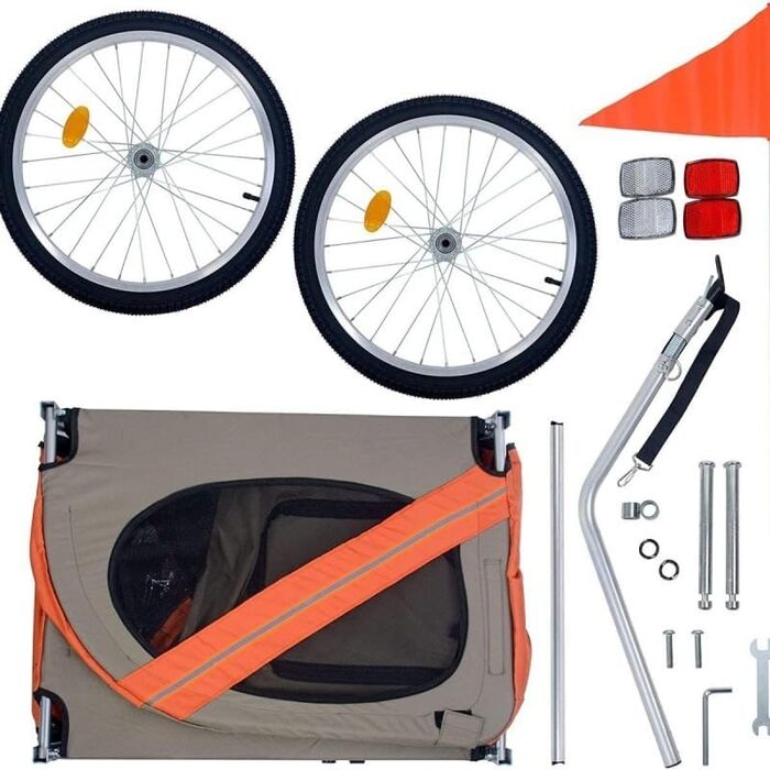 Фаркоп для собак, велосипедний фаркоп, складний фаркоп для собак, відбиваючий фаркоп для велосипеда