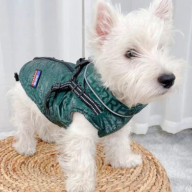 Тепла та водонепроникна жилетка для собак, розмір XXL, з відбиваючими смугами, для маленьких та середніх порід