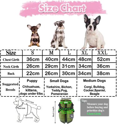 Тепла куртка для собак BT Bear, водонепроникна, для дрібних собак та цуценят (Помаранчевий, S)