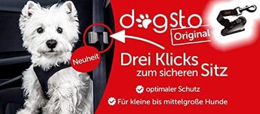 Автомобільний ремінь безпеки для собак Dogsto - надійна фіксація, зручна позиція