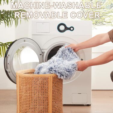 Кругле ліжко для собак та котів, блакитне, 30х30 см, знімний чохол, для тварин до 11,3 кг