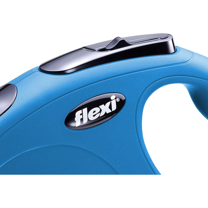 Рулетка для собак flexi Comfort L, довжина 8 м, синя, до 50 кг