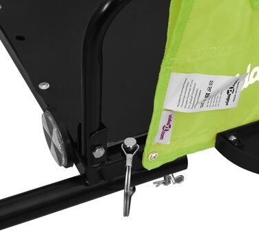 Фahrradanhänger (причіп для велосипеда) BaraSh – зелений, Oxford-тканина, для собак