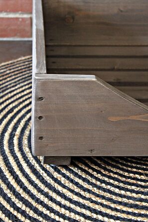 Ліжко для собак Dekorie з масиву хоза - 60-110 x 40-60 см. Колір: коричневий, вінтаж. Підходить для собак середніх та великих порід. Кorb/Софа/Ліжко для котів та собак