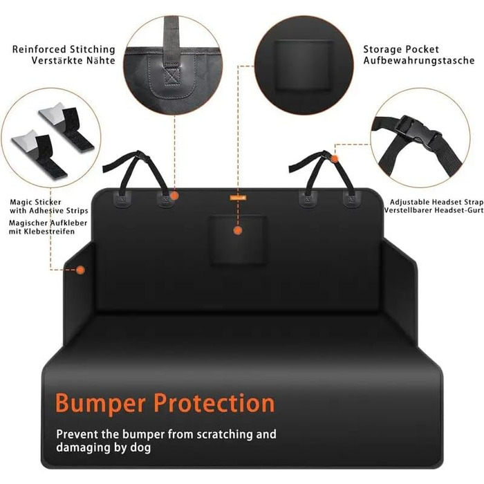 Захист для багажника автомобіля Hyundai Tucson (2005-2024) для собак, килимок, сітка, водовідштовхувальний, зносостійкий, неслизький