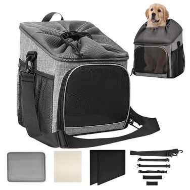 Фаркоп-кошик для собак Lisutupode, переноска для собак | Дихаючий транспортний засіб для походів на пляж, у гори та кемпінгу