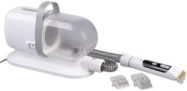 Набір для грумінгу тварин 8-в-1: машинка для стрижки, пилосос для шерсті, фен та щітка