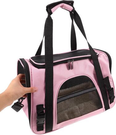 Транспортна сумка для котів та дрібних тварин Aboodam - складана, дихаюча, з надійним закриттям