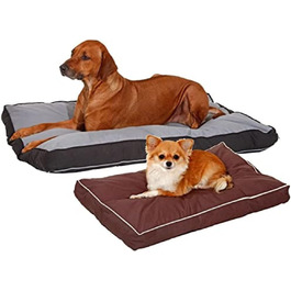 Подушка Karlie Kissen прямокутна, 60x40x8 см, сіро-чорна