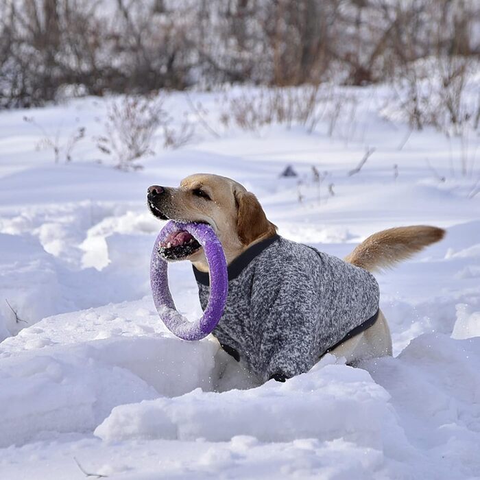Теплий зимовий пуловер для собак RANYPET, великий розмір 9XL (обхват грудей 90 см, довжина спини 75 см), червоний+сірий