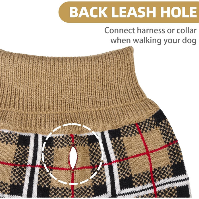 Пуловери для собак PUPTECK: теплі, класичні, з візерунком для великих, середніх та маленьких собак