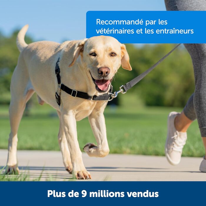 Шлейка для собак PetSafe Easy Walk чорна, середній/великий розмір