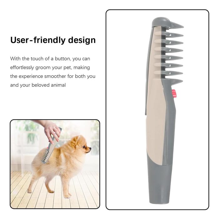 Електричний гребінець для собак та котів 2-в-1 Petsboro Mataway: стрижка та догляд, видалення шерсті