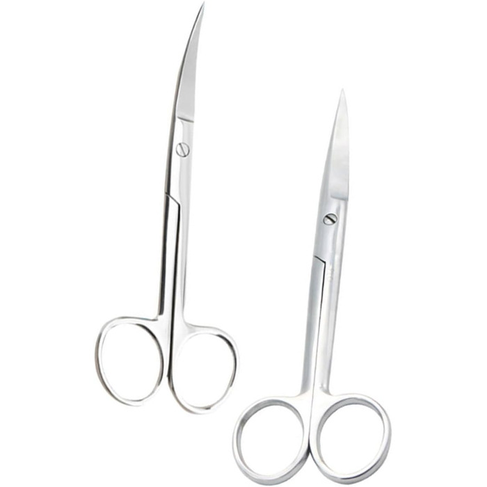 Набір професійних ножиць для грумінгу собак та котів BESTYASH (4 шт.) - прямі та вигнуті, нержавіюча сталь, ергономічний дизайн