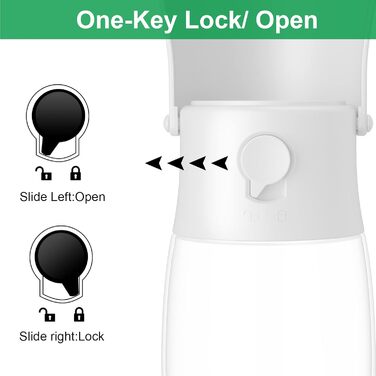 Складана пляшка для води для собак, з контейнером для відходів, для прогулянок, подорожей, хатніх тварин