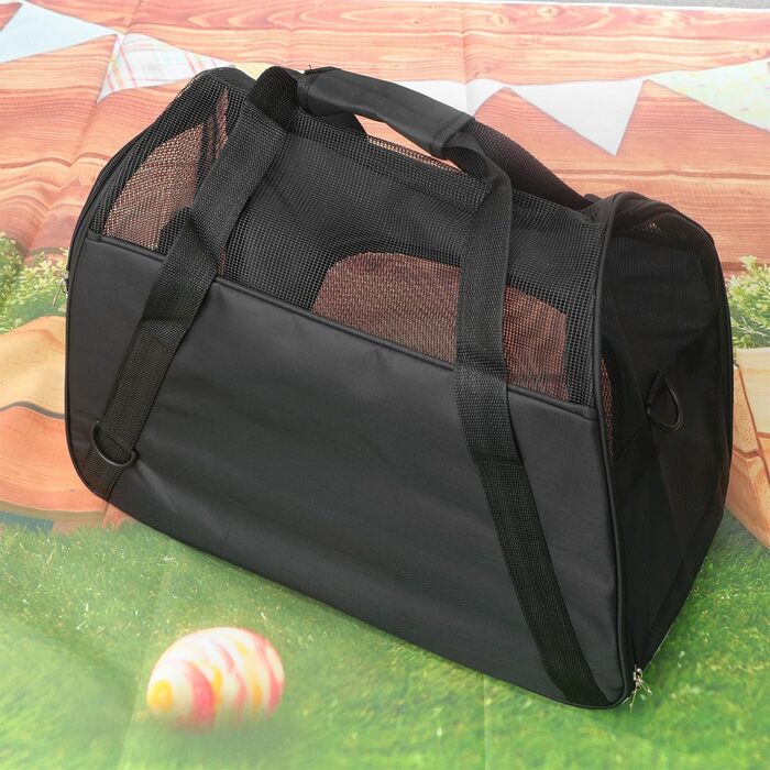 Транспортна сумка для собак та котів Kisangel Mesh L - дихаюча переноска для подорожей та активного відпочинку