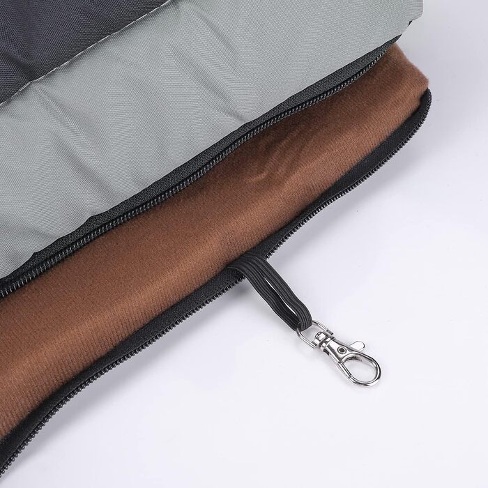 Чорна переносна сумка-переноска для собак та котів до 5 кг, велика місткість, дихаюча, регульована