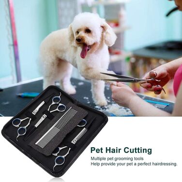 Професійна витончувальна ножиця для грумінгу тварин, легка та міцна (6 шт.)