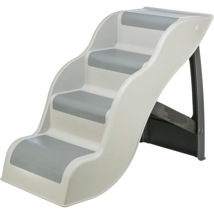 Сходинка для собак TRIXIE з гумовим покриттям – 4 сходинки, сіра