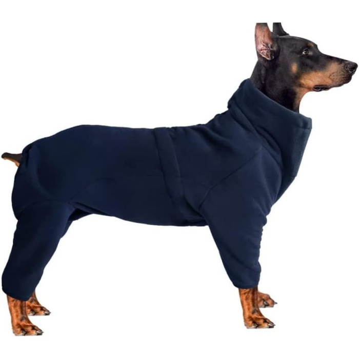 Зимовий теплий одяг для собак, тепла куртка з коміром, блискавка, регульована застібка, м'який флісовий халат для маленьких та середніх собак, прогулянки, походи, сон, розмір M