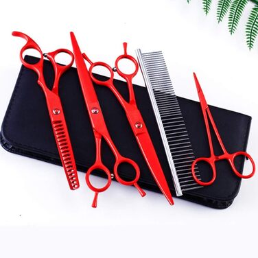 Набір професійних ножиць для грумінгу тварин 7.0 дюймів (5 предметів)