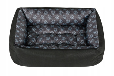 Ортопедичне ліжко для собак Superkissen24, сіре, 120 см x 90 см