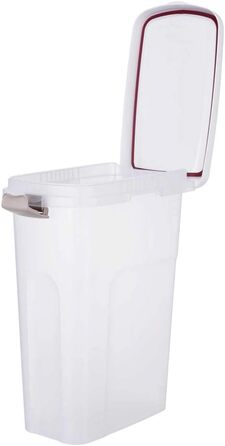 Контейнер для зберігання продуктів Tonne, 40 л, прозорий, з кришкою, 27 x 61 x 45 см