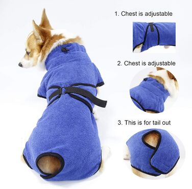 Рушник для собак BbearT® з мікрофібри, супер вбираючий, швидковисихаючий, для собак різних розмірів